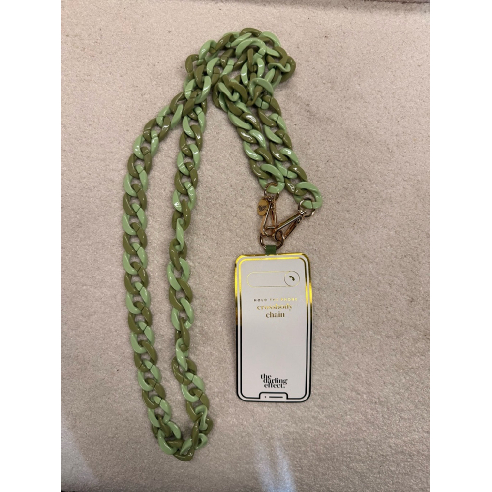 Hold the Phone Resin Chain Crossbody